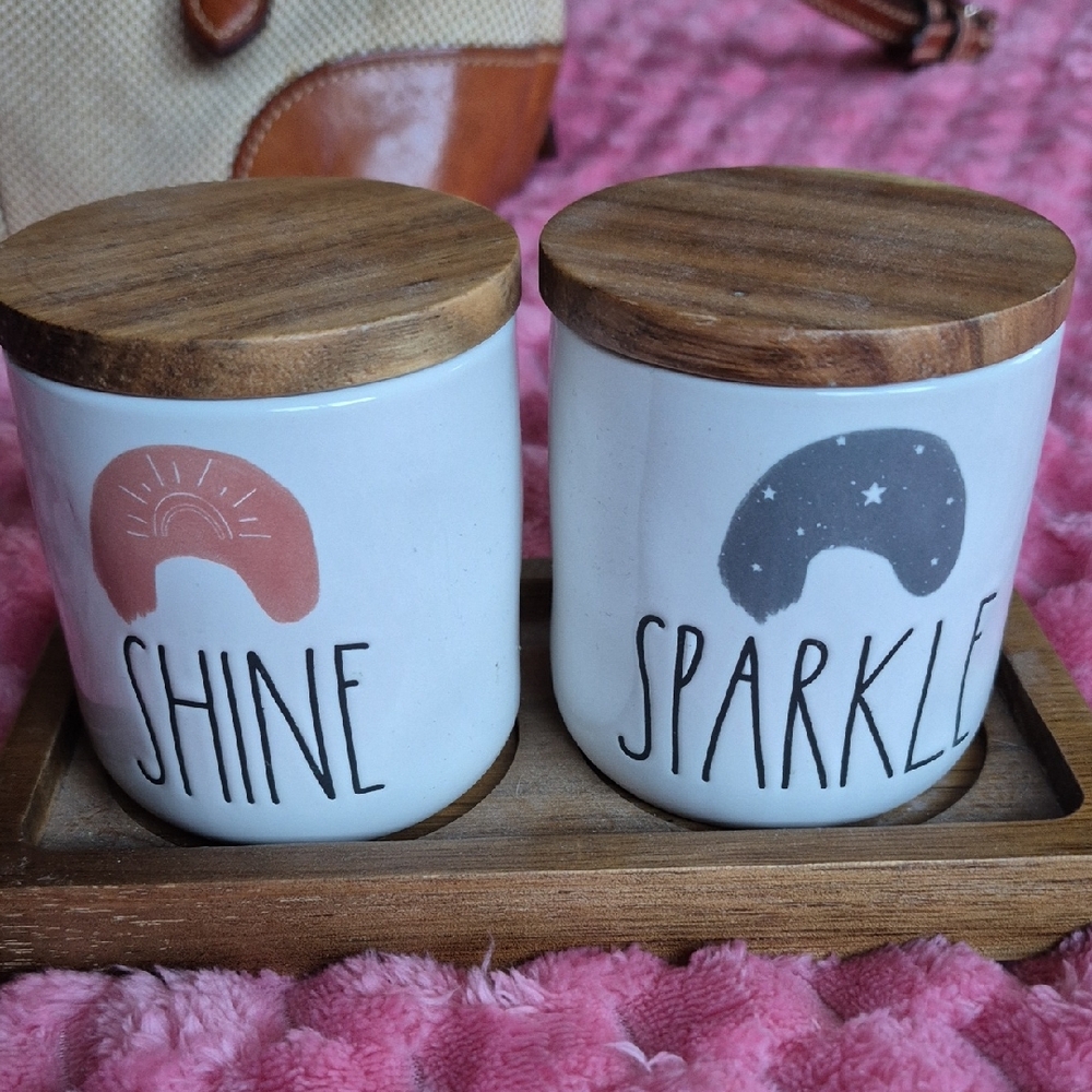 Rae Dunn Trinket Jars - Shine & Sparkle